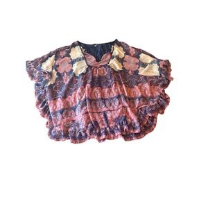 Free People Short‎ Sleeves Lightweight & Flowy DesignTunic Boho Festival